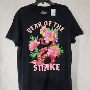 Goodie two sleeves year of snake shirt men's XXL